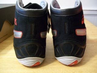 nwt dan gable ultimate black quick silver red asics wrestling shoes 