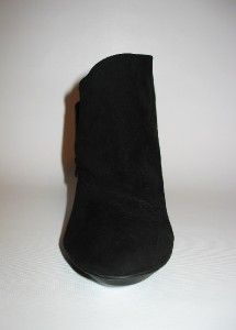 Coach Astrid Womens Black Suede Heel Ankle Boot Bootie