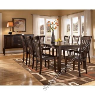 slipcovers miscellaneous ashley logan 9pc ext table dining set d505