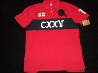 Nike TC Arsenal GS Polo Shirt Sz XL Red Navy 442036 648 Retro 6 0 