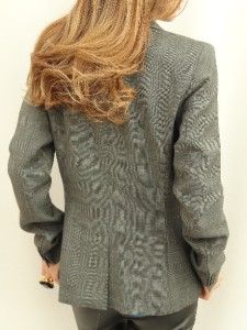 BN Armand Basi Wool Grey Blazer Boyfriend Jacket UK8 38