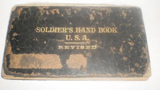   Soldiers Hand Book USA Revised 1st Entry 23 April 1903 Arthur L Smith