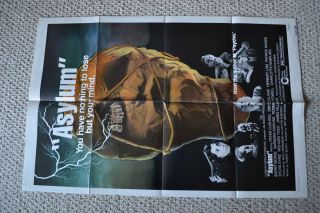 Asylum Folded One Sheet Movie Poster
