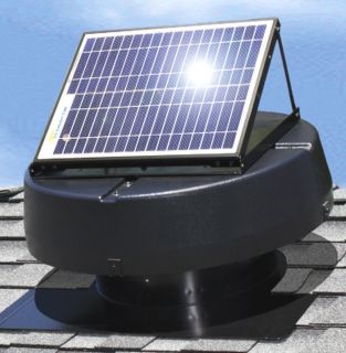   Solar Powered Attic Fan Ventilator Roof Air Vent Roof Mounted