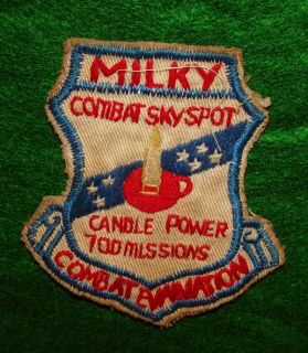 Combat Skyspot Vietnam Milky Candle Power RVN Patch
