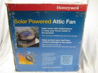   Thermostat Controlled Roof Mount Solar Powered Attic Fan