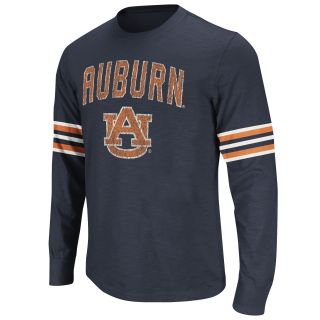 Auburn Tigers Mens Tackle Long Sleeve T Shirt   Navy COTL1511