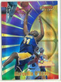 ATOMIC REFRACTOR #95 SHAQUILLE ONEAL RARE PARALLEL INSERT SHAQ VHBV 