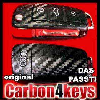CARBON4KEY FÜR Audi Audi A1 S1 A6 S6 4F TT 8J Q3 Q5 Q7 Klapp 