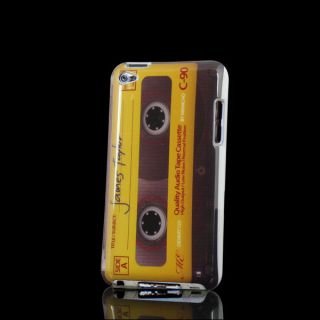 Audio Tape Cassette Hard Back Case Cover for Apple iPod Touch 4 4G 4th 