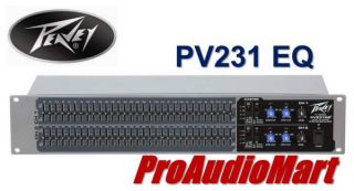 Peavey PV231 EQ 31 Band Dual Channel Graphic Equalizer New Free 