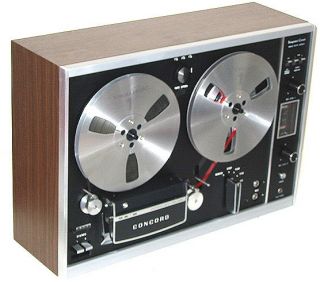 CONCORD Reel to Reel Tape Recorder 3 speed 3 head Sound on Sound 