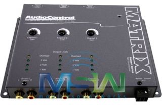 AudioControl® Matrix (Gray) 6 Channel Car Audio Line Driver