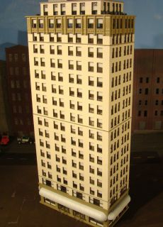 HO Scale Building Walthers Double Ashmore Hotel Built Painted