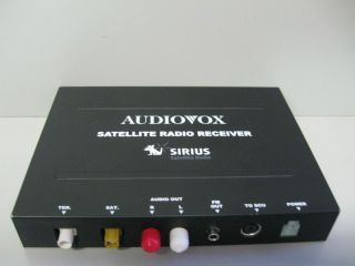 Audiovox Sirius Satellite Radio Receiver Unit Only