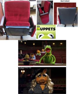 Theater Seating Movie Auditorium Seats Chairs Used in The Muppet Movie 