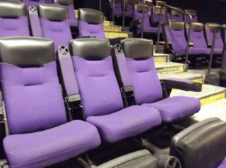 Lot of 500 Theater Seating Auditorium Seats Movie Chairs Purple Made 