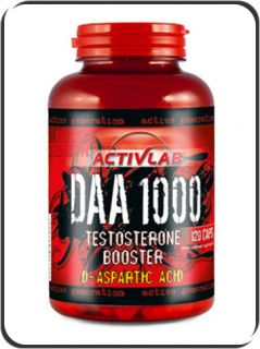Activlab DAA 1000mg x 120CAPS Aspartic Acid Anabolic Testosterone 