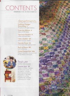 American Patchwork & Quilting August 2011 #111 ~ Foundation Piecing 