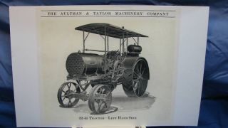 1921 Aultman Taylor Machinery Co 22 45 Steam Tractor