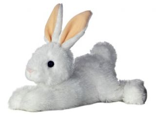 Aurora Plush White Rabbit Chastity Easter Bunny Stuffed Animal Toy 