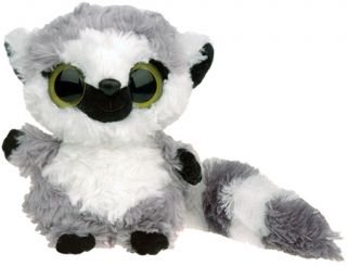 Aurora World Stuffed Toy YooHoo White Grey 8 3 Cute Lemurs Monkey New 