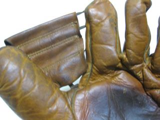 Antique 1940s JC Higgins Nellie Fox Vintage Baseball Glove HOF
