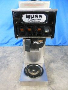 Bunn OMatic St 35 3 Warmer Automatic Commercial 12 Cup Coffee Brewer 