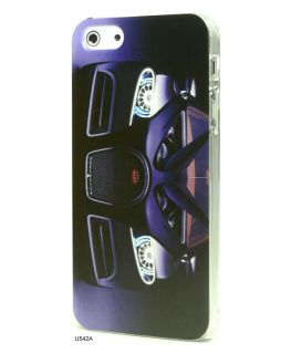 Cool Black Racing Car Artistic Plastic Cover Case Skin for iPhone 5 