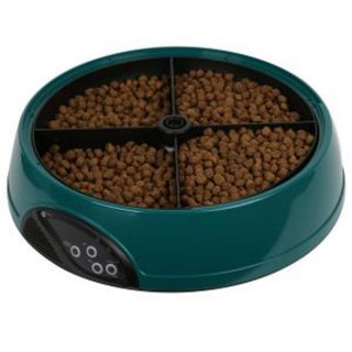 Meal Automatic Pet Feeder for Cats / Dogs Keeps Food Fresh Built in 