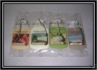 Yankee Candle Car Jar Air Fresheners Pick Your Scents