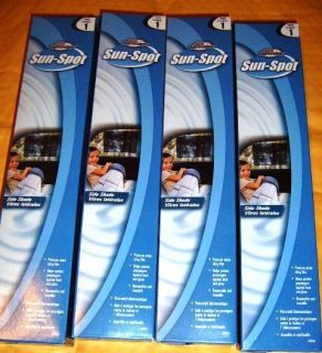 AUTO EXPRESSIONS SUN SPOT SIDE SHADE VITRES LATERALES NEW 4PK