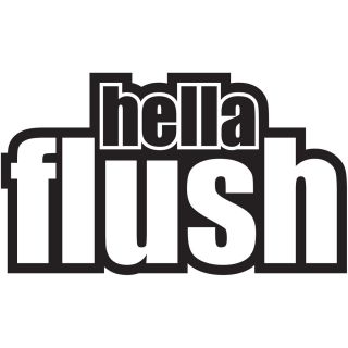 Hella Flush Vinyl Decal Car Window Sticker JDM ILLEST Shocker 