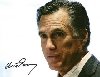 Mitt Romney Signed Autograph Republican 2012 RARE Proof Look