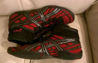 Dan Gable Ultimate 2 Red Black Wrestling Shoes Size 11 5