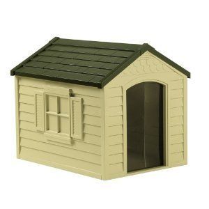 Suncast Dog House DH250 Medium Easy to Assemble for Dogs