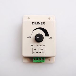 DC 12V 8A LED Light Adjustable Dimmer Brightness Control for Strips 