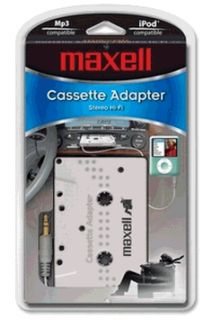 Maxell 191210 P 10 Audio Cassette Adapter for iPod
