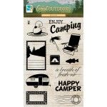 Great Outdoors Camp Camping Fishing Rub Ons Rubbing GCD