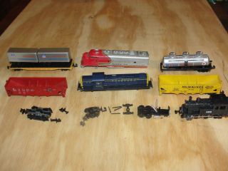 Atlas N Scale UP Flat Car Trailers Locomotives Freight Cars 