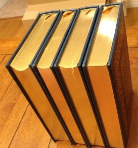 Easton Press Ayn Rand 4 Vol Set Atlas I & II Shrugged Fountainhead 