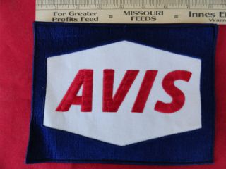 Avis Car Rental Large Vintage Embroidered Sew on Only Patch