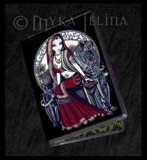 Magic Garden Fairy Art ID Business Card Holder Ayanna