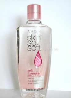 Avon Skin So Soft Bath Oil Choice of Original or Soft Sensual New 16 9 