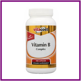 VITAMIN B COMPLEX With Vitamin C 180 Capsules by Vitacost WOW