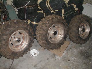   TRX650 Rincon 12x7 4x4 Rear Front ITP Tires Rims Wheels ATV