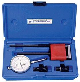 Central Tools Long Range Dial Indicator   Magnetic Mounting 6410