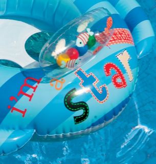 INTEX Lil Star Baby Float Inflatable Swimming Pool Tube Raft w/ Canopy 