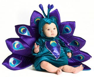 Baby Peacock Infant Toddler Halloween Bird Costume New