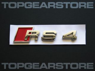 Audi RS4 Emblem Badge A4 S4 Avant Quattro 1 8T DTM R S